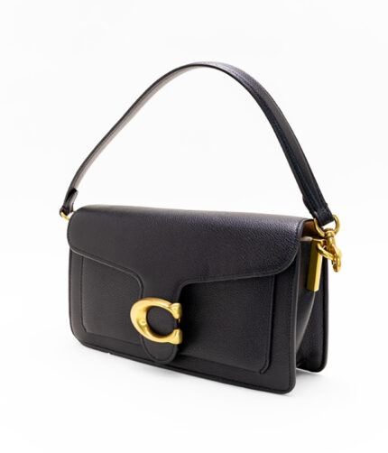 Coach Tabby Shoulder Bag Black Leather
