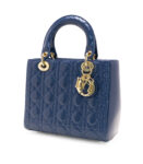Dior Patent Lady Navy Blue