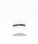 Dsqureed2   White Black Cap