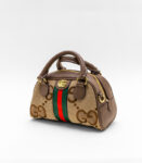 Gucci Brown GG Supreme Canvas and Leather Mini