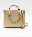 Louis Vuitton Monogram Empreinte OnTheGo PM White