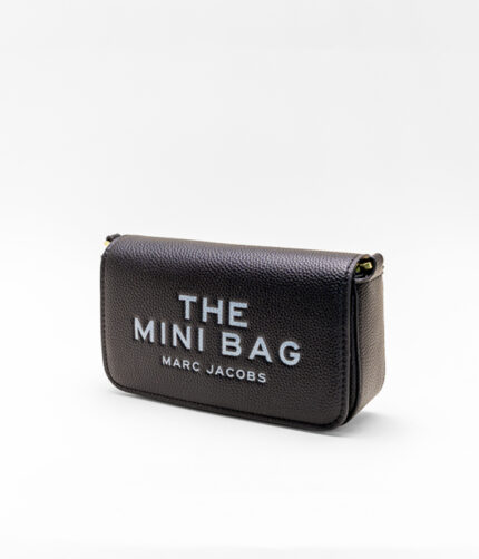 MARC JACOBS THE LEATHER MINI BAG BLACK