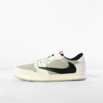 Nike Air Jordan Retro 1 Low Travis Scott Light Grey Shoes