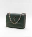 YSL Sunset Monogram medium Saint Laurent Green Bag