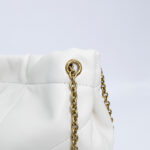 SAINT LAURENT - Jamie Pochon Saint Laurent shoulder bag in white leather