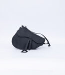 Dior - Mini Saddle Bag Black Ultramatte Calfskin