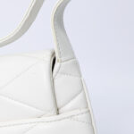 Saint Laurent Le 57 quilted shoulder bag white