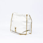 SAINT LAURENT - Jamie Pochon Saint Laurent shoulder bag in white leather