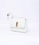 Saint Laurent Le 57 quilted shoulder bag white