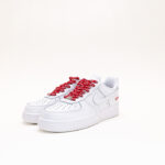 Nike Air Force 1 Supreme Low Leather Trainers White Shoes