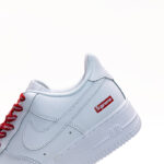 Nike Air Force 1 Supreme Low Leather Trainers White Shoes