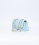 Chanel Sky Blue Lambskin Shoulder Bag