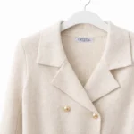 Elegant Buttoned Knit Jacket