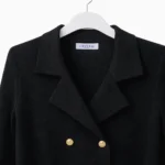 Elegant Buttoned Knit Jacket