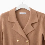 Elegant Buttoned Knit Jacket