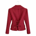 Regal Button Skirt Suit Set