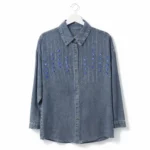 Stud Detail Denim Shirt