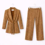 Artistic Pattern Two-Piece Suit