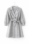 Signature Belted Blazer Dress