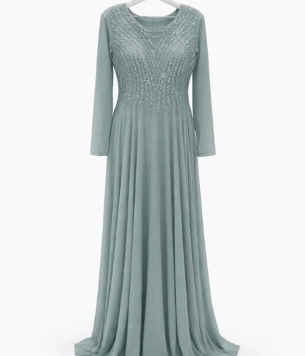Evening dress hijab