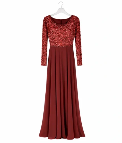 Evening dress hijab