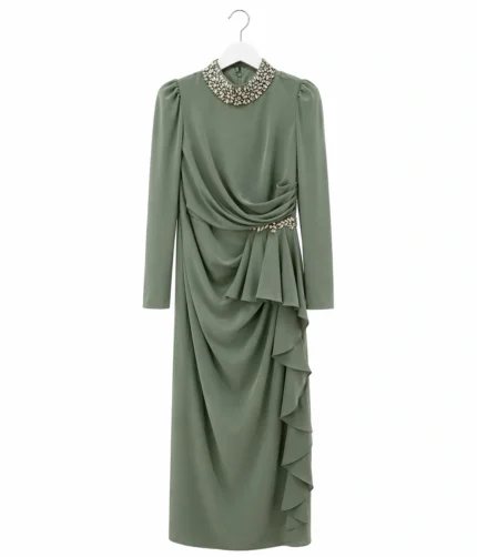 Evening dress hijab