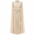 Evening hijab dress