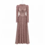 Evening hijab dress