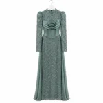 Evening hijab dress